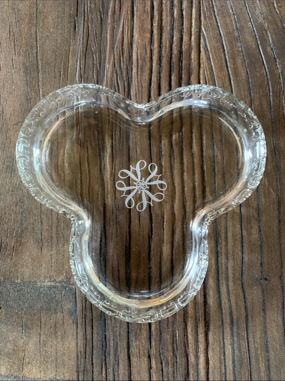 Vintage Avon Clear Glass Trinket Dish